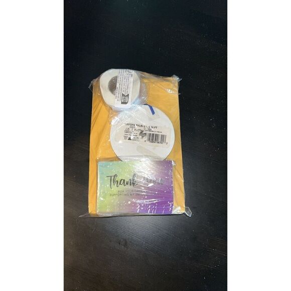 Thank you! stickers  (500) and card (50) lace (1), 5 envelopes, 556pc su… - Picture 4 of 4